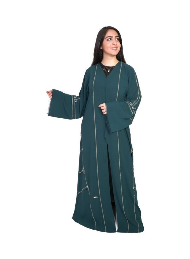 عباية كاجوال مريحة وعصرية أخضر - Image 1