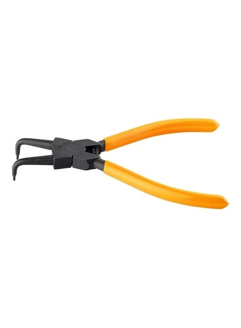 Snap Ring Pliers With Curved Jaws Yellow/Black
