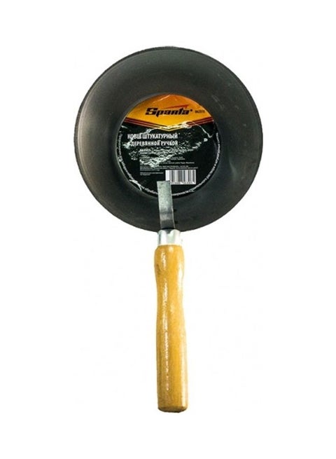 Plasters Bucket Scoop With Wooden Handle Dark Grey/Brown 0.7Liters