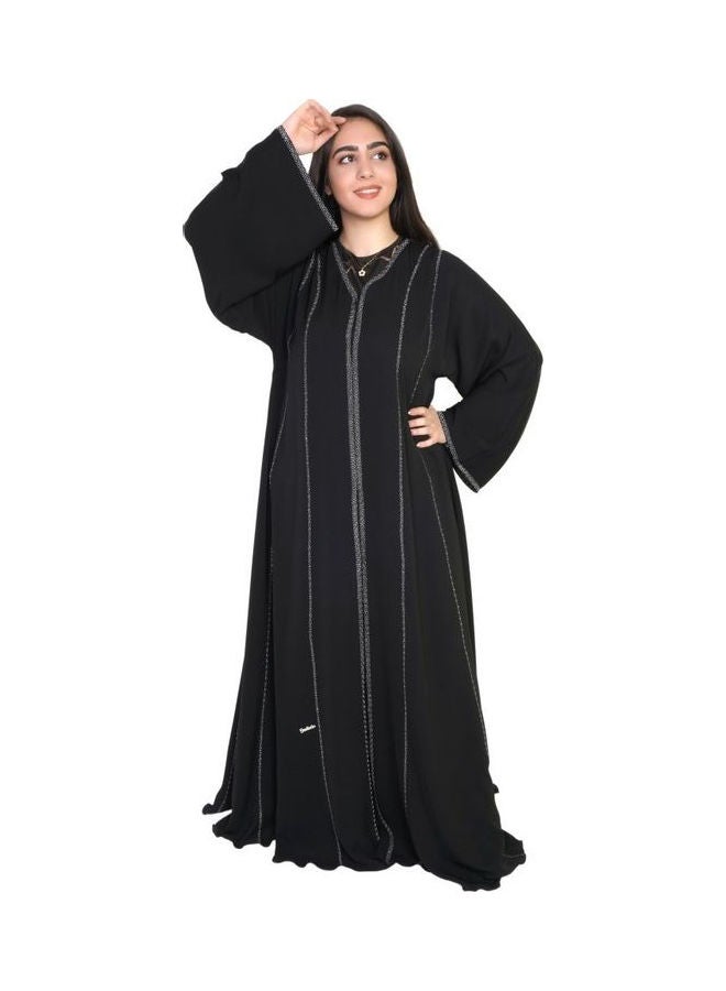 Modern Stylish Abaya Black - Image 1