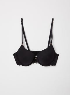 Dorina Light-Padded Demi Bra Black  - Image 4