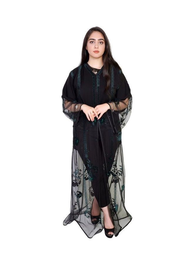 Modern Stylish Abaya Black - Image 1