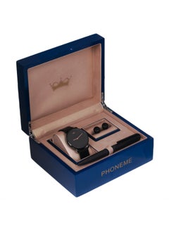phoneme Special Set Of Cufflinks Watch And Pen  - Image 3