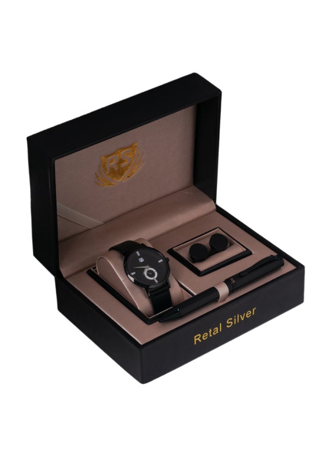 RS - Special Set Of Cufflinks Watch And Pen - Image 1