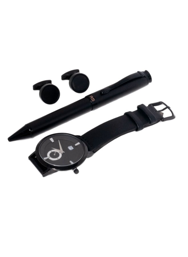 RS - Special Set Of Cufflinks Watch And Pen - Image 1