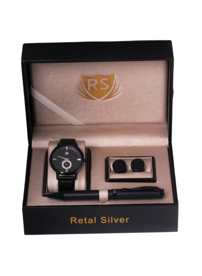 RS - Special Set Of Cufflinks Watch And Pen - Image 1