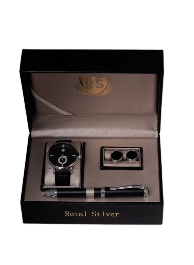 RS Special Set Of Cufflinks Watch And Pen  - Image 1