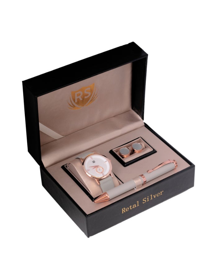 RS Special Set Of Cufflinks Watch And Pen  - Image 2