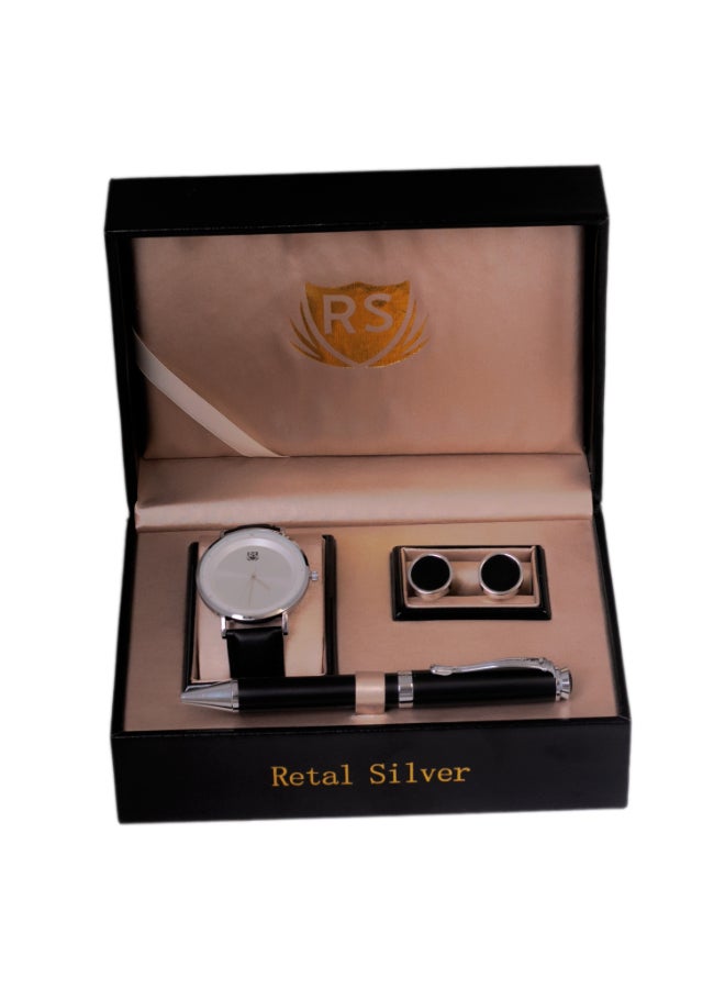 RS Special Set Of Cufflinks Watch And Pen  - Image 1