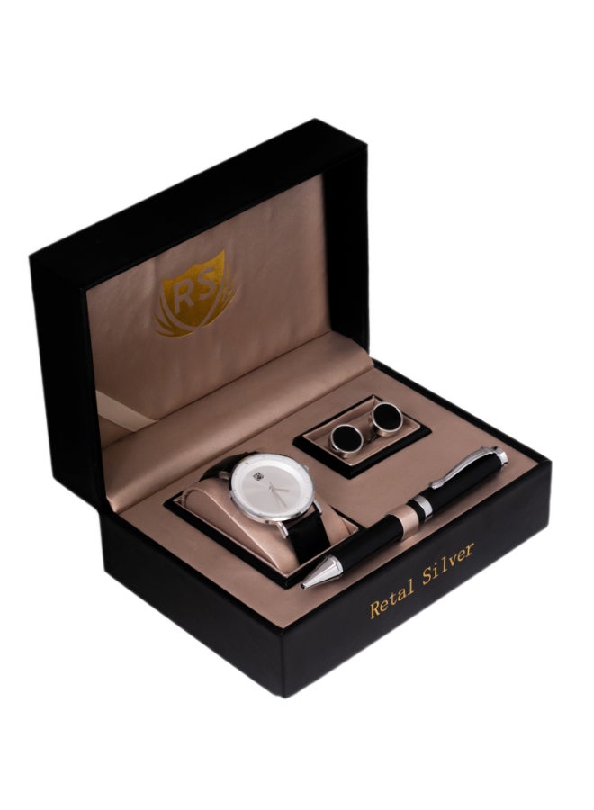 RS Special Set Of Cufflinks Watch And Pen  - Image 3