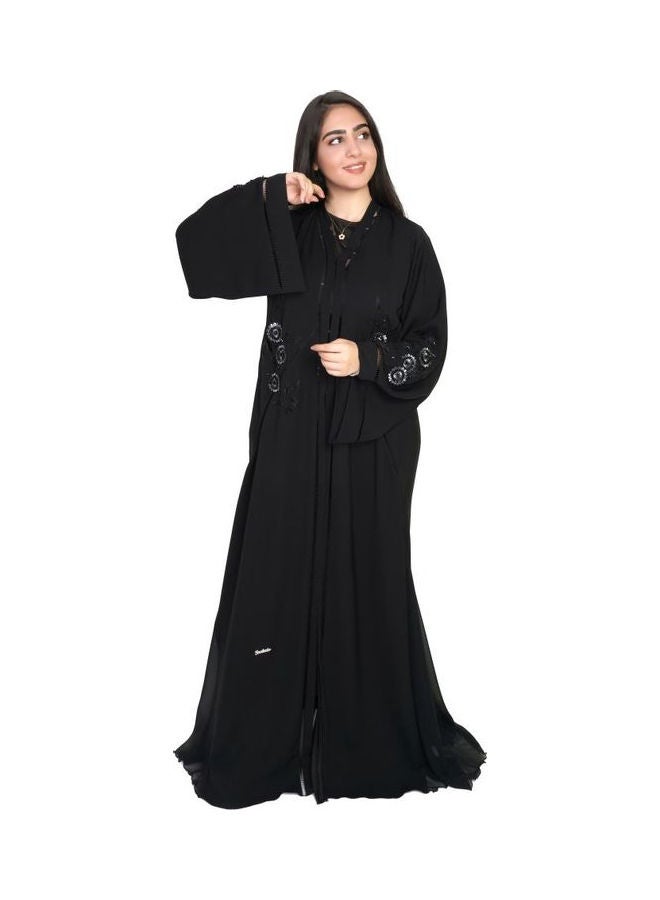 Modern Stylish Abaya Black - Image 1
