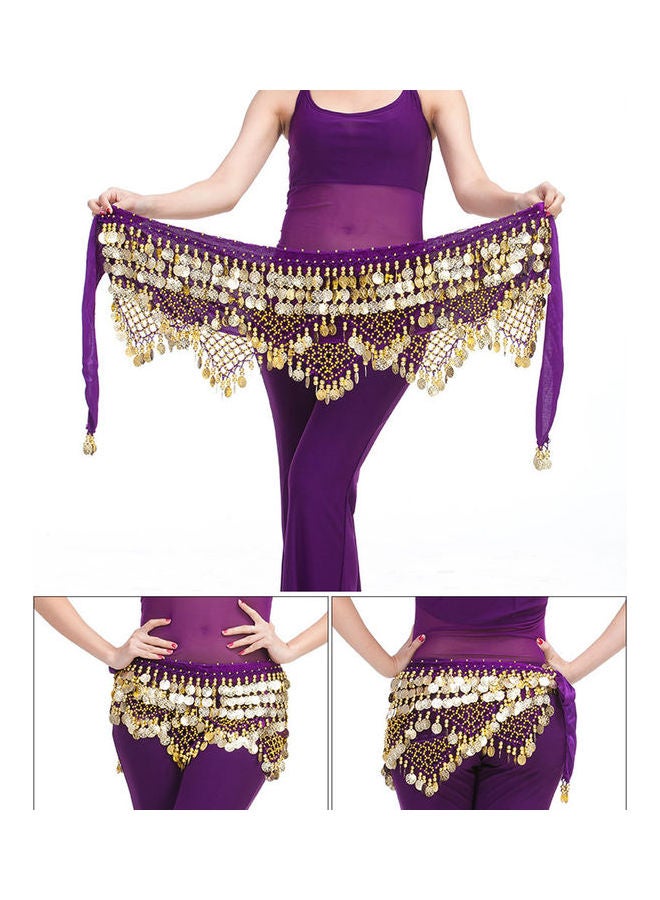 Generic - Belly Dance Waist Chain Purple - Image 1
