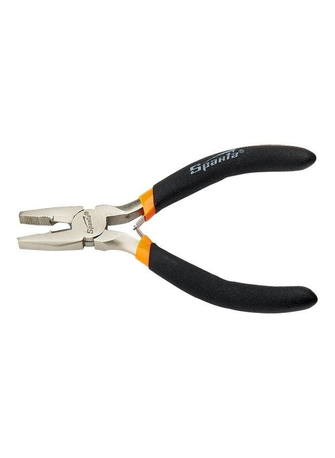 Sparta Nickel-Plated Mini Pliers Silver/Black/Yellow 