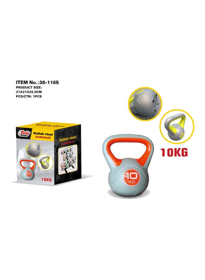 Body Builder Vinyl Kettlebell 10kg  - Image 1
