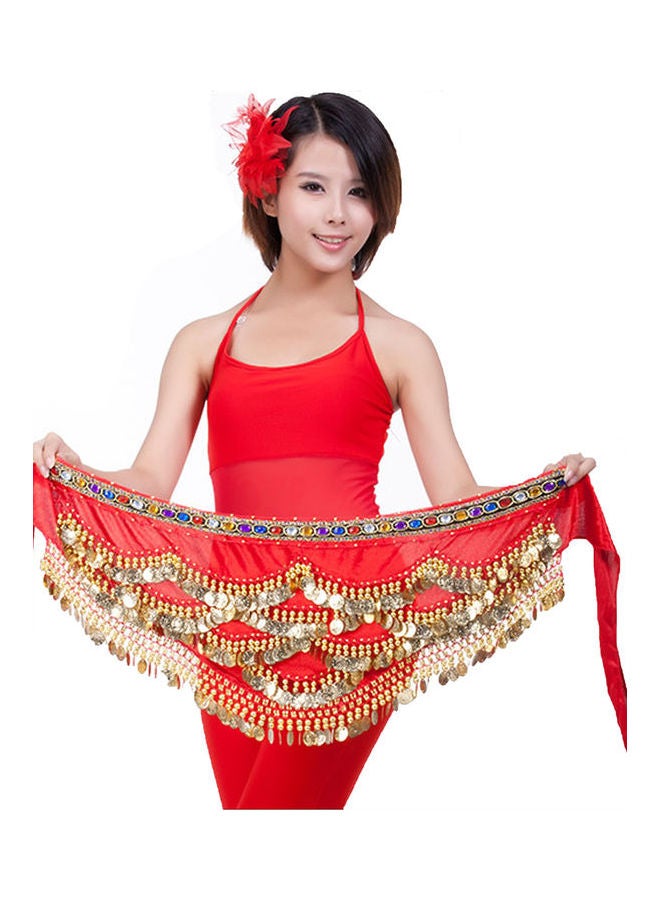 Generic - Belly Dance Waist Chain Red - Image 1