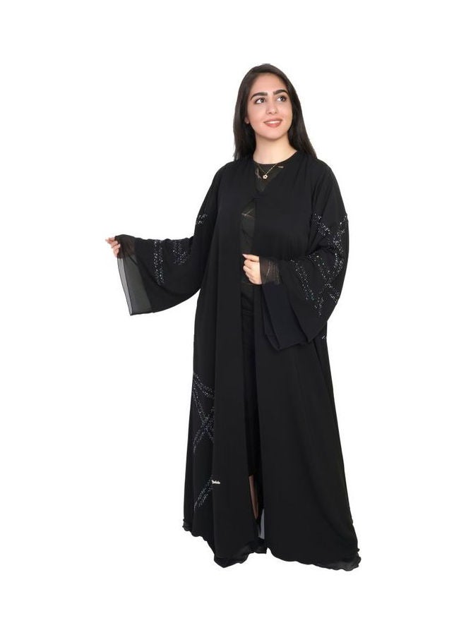 Modern Stylish Abaya Black - Image 1