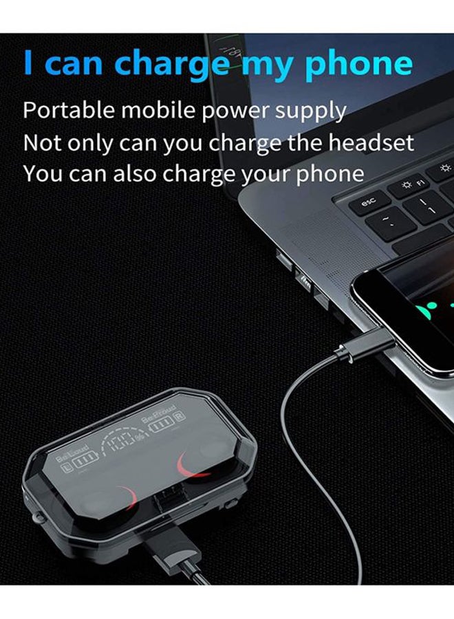 بيوينتي سماعة رأس لاسلكية تعمل بتقنية البلوتوث أزرق/أحمر/أسود - Image 3