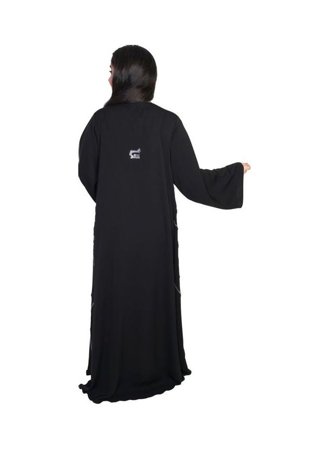 عباية كاجوال مريحة وعصرية أسود - Image 3