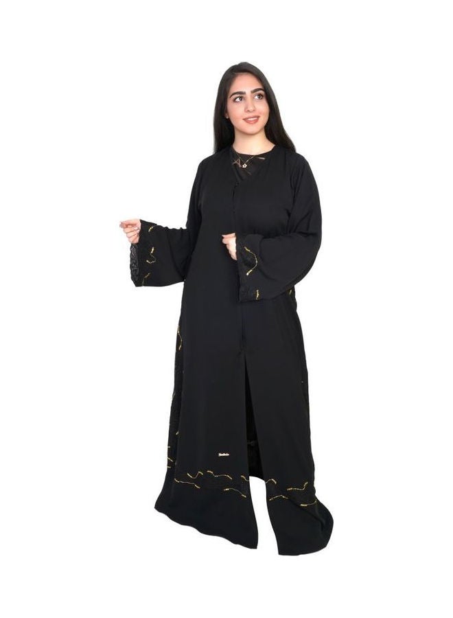 Modern Stylish Abaya Black - Image 1