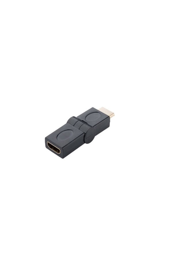 كيندكس - محوّل كيندكس من HDMI ذكر إلى HDMI 90 أنثى قابل للتثبيت أسود - Image 1