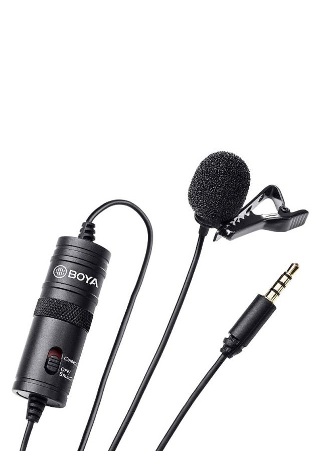 Omni Directional Lavalier Mic With Heaphone Socket M1 Pro BY-M1 PRO Black - v1618809196/N41397915A_12