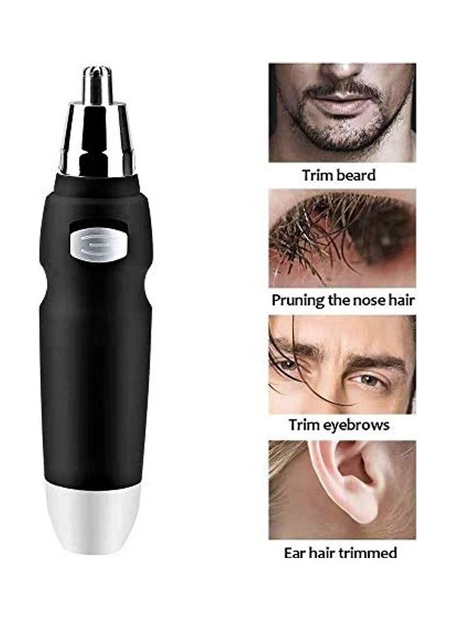 ماكينة حلاقة لشعر الأذن والأنف أسود/فضي - Image 3