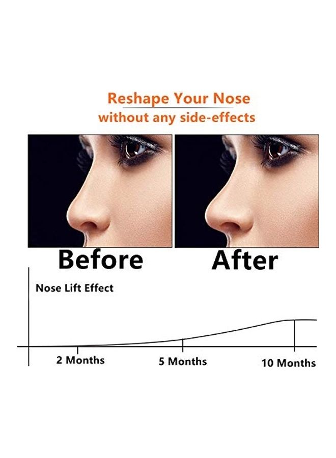 مشبك تصغير الأنف شفاف/فضي - Image 3