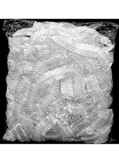 Generic 100-Piece Disposable Shower Cap Set Clear/White 50cm  - Image 1