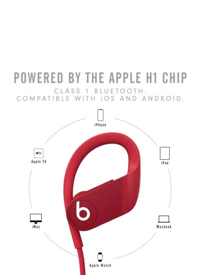 beats - Powerbeats High-Performance Wireless Earphones Red - Image 1