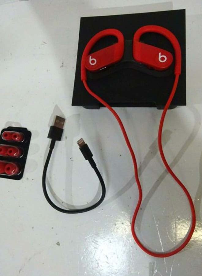 beats - Powerbeats High-Performance Wireless Earphones Red - Image 1