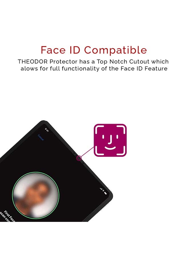 Theodor Tempered Glass Screen Protector for Apple iPad Air 2020 Clear - Image 2