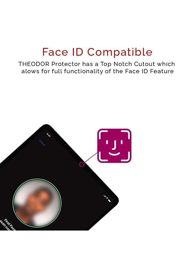 Theodor Tempered Glass Screen Protector for Samsung Galaxy Tab S7 11 Inch 2020 Clear - Image 2