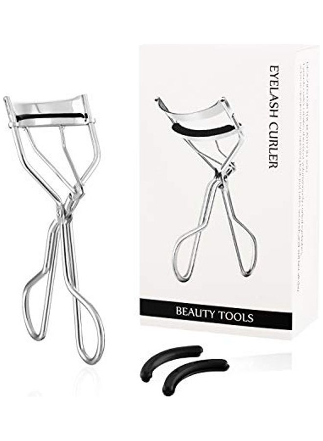 أداة ثني الرموش فضي - Image 2