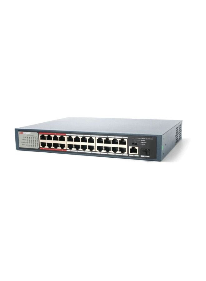 HIKVISION 24 Port Fast Ethernet Unmanaged POE Switch Blue - Image 5