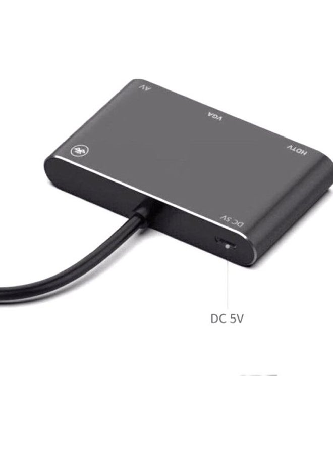 MARGOUN 3-In-1 Mobile HD Screen Player Adapter Black - Image 4