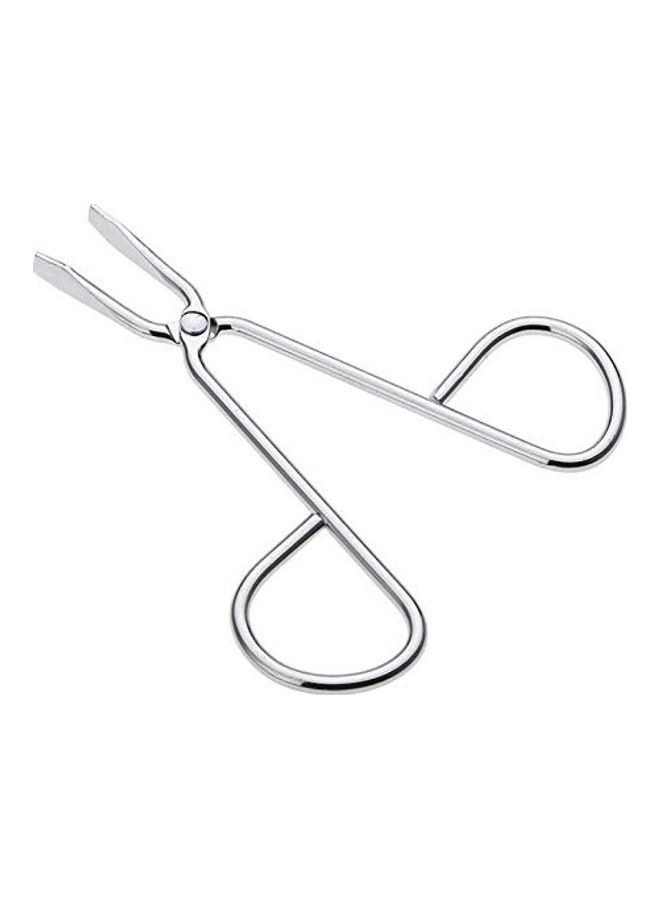 Generic 2-Piece Eyebrow Tweezers Set Silver  - Image 2