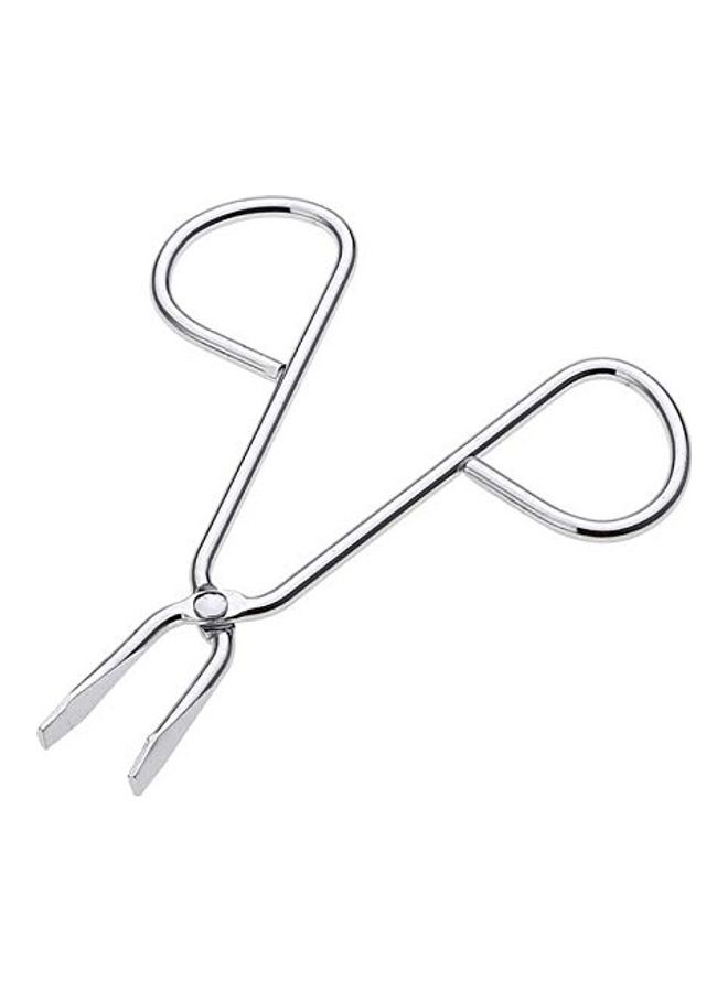 Generic 2-Piece Eyebrow Tweezers Set Silver  - Image 4