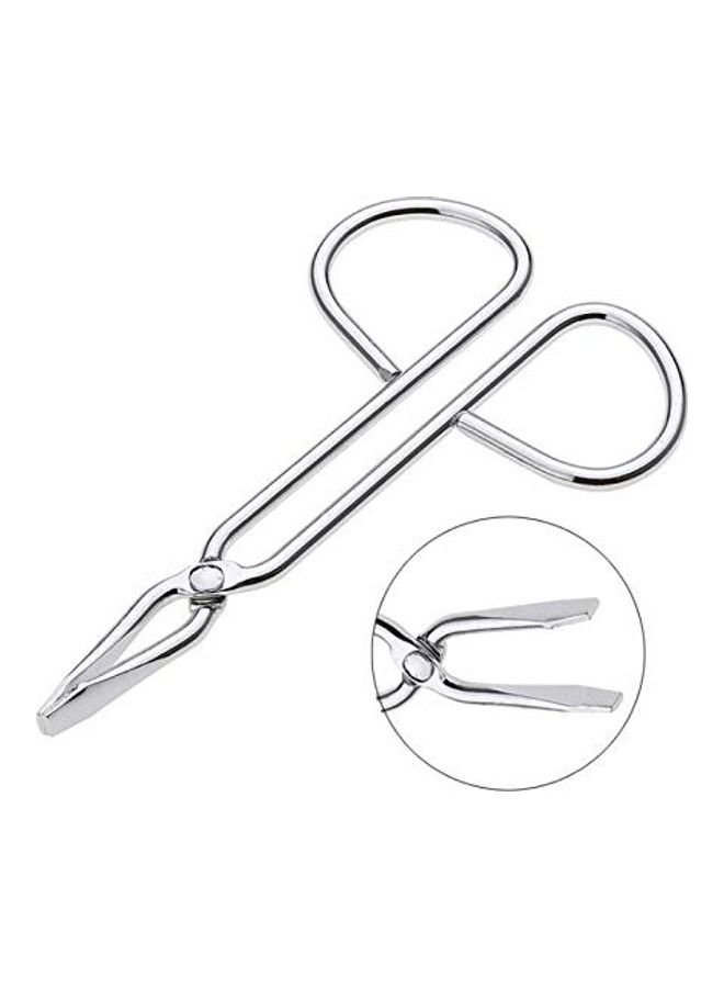 Generic 2-Piece Eyebrow Tweezers Set Silver  - Image 5