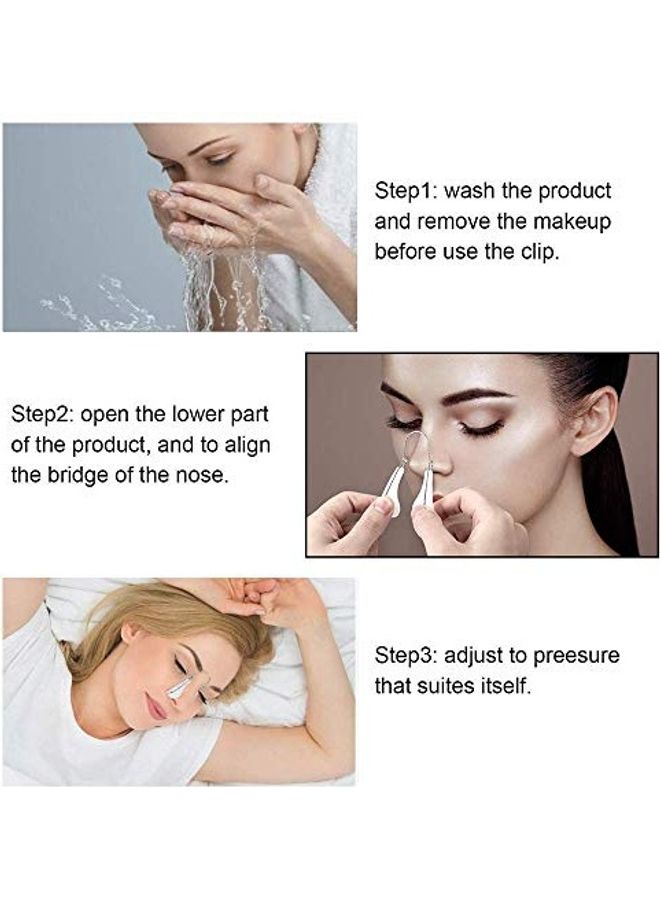 Generic Nose Shaper Clip White/Silver  - Image 4