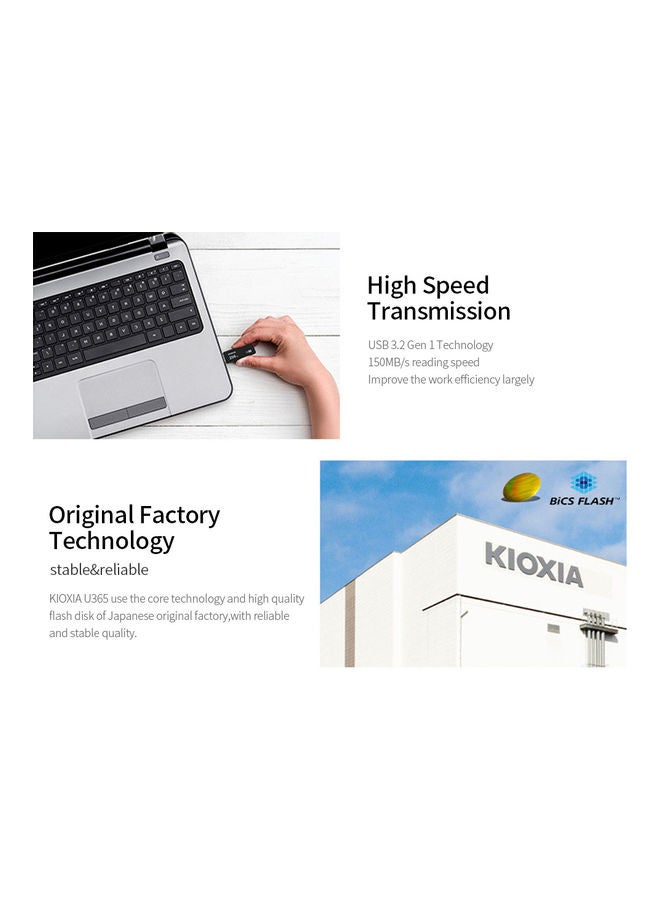 KIOXIA U365 U Disk USB3.2 Flash Drive 32 GB  - Image 2