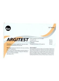 fas Argitest Maca Root - 30 Tablets  - Image 2