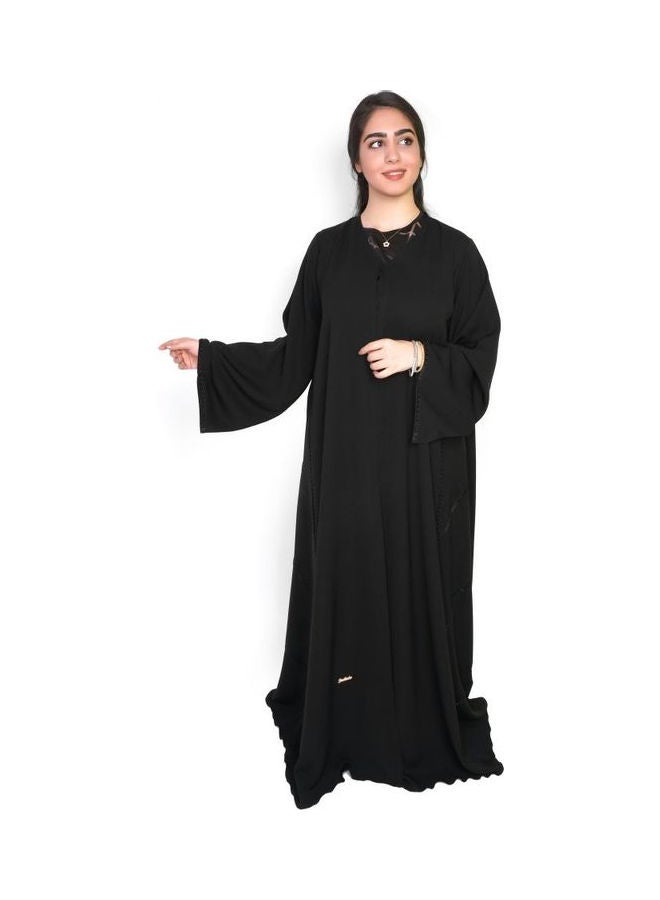 عباية كاجوال مريحة وعصرية أسود - Image 1