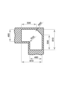 Angular 2B Inset Stainless Steel Two Bowls Sink Silver 830x830x190mmmm - v1618824823/N38067260A_4