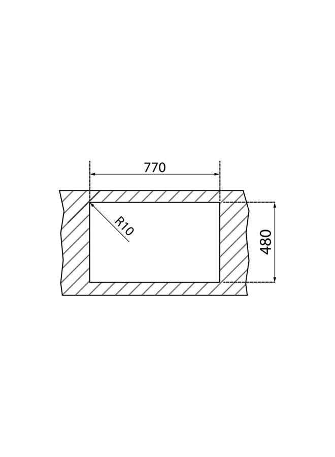 TEKA Starbright 80 E-Xn 2B Inset Reversible 2 Bowls  Sink With Matt Finish Stainless Steel 860x500x180mmmm - Image 4