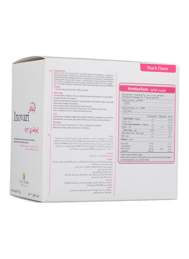 fas Inovari Plus L-Arginine Food Supplement - 30 Sachets  - Image 2
