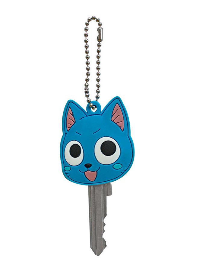 ABYstyle Cute Cartoon Cat Key Ring Blue/Pink  - Image 1
