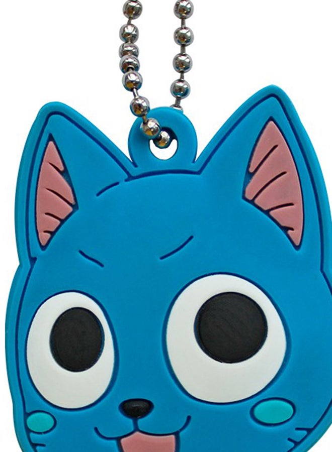 ABYstyle Cute Cartoon Cat Key Ring Blue/Pink  - Image 3