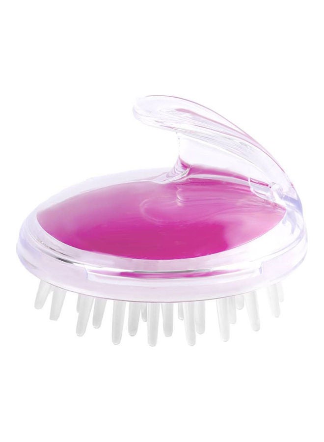 Hair Scalp Massager Shampoo Comb Purple/Clear
