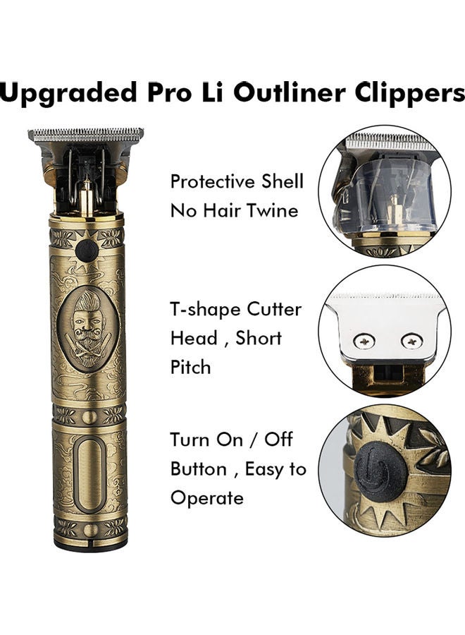 Hair Trimmer Set Gold