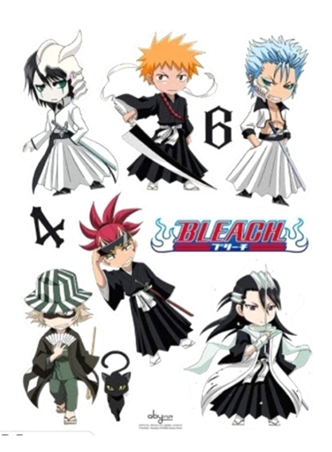 ABYstyle Sd Characters Blister Bleack Stickers Multicolour 50 x 70cm 